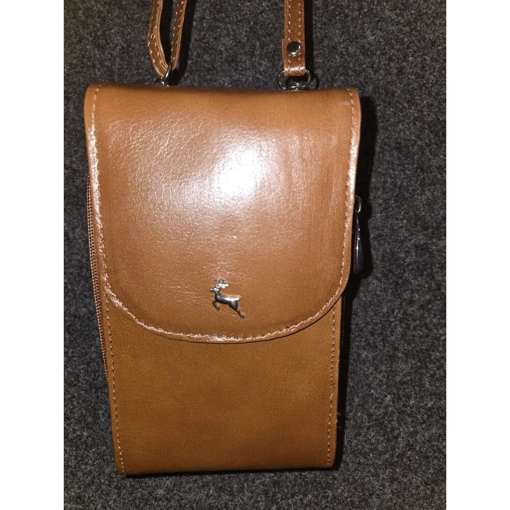 Ashwood Heritage -Small Body Shoulder Bag- Genuine Leather - Brown - Picture 2 of 9
